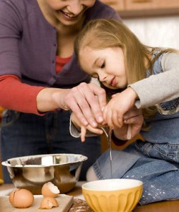 pieczenie ciast z dzieckiem